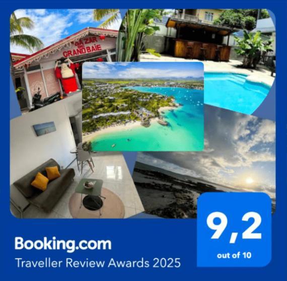 Villa Camille 3 Min Plage Гранд-Бэй Экстерьер фото